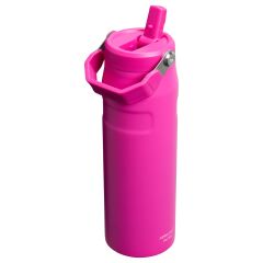 Stanley The IceFlow Bottle Flip Straw Pipetli Termos 2.0 0.7 L - (24 OZ) Violet Blossom