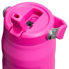Stanley The IceFlow Bottle Flip Straw Pipetli Termos 2.0 0.7 L - (24 OZ) Violet Blossom