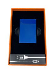 Hunter USB Şarjlı Plazma Ark Elektronik Çakmak Metal - Mavi