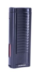 Parmida Hexagon Siyah Çift Torch Puro Çakmağı