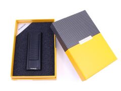 Parmida Hexagon Siyah Çift Torch Puro Çakmağı