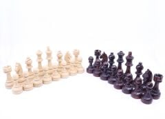 Ahşap Gürgen Satranç Taşı