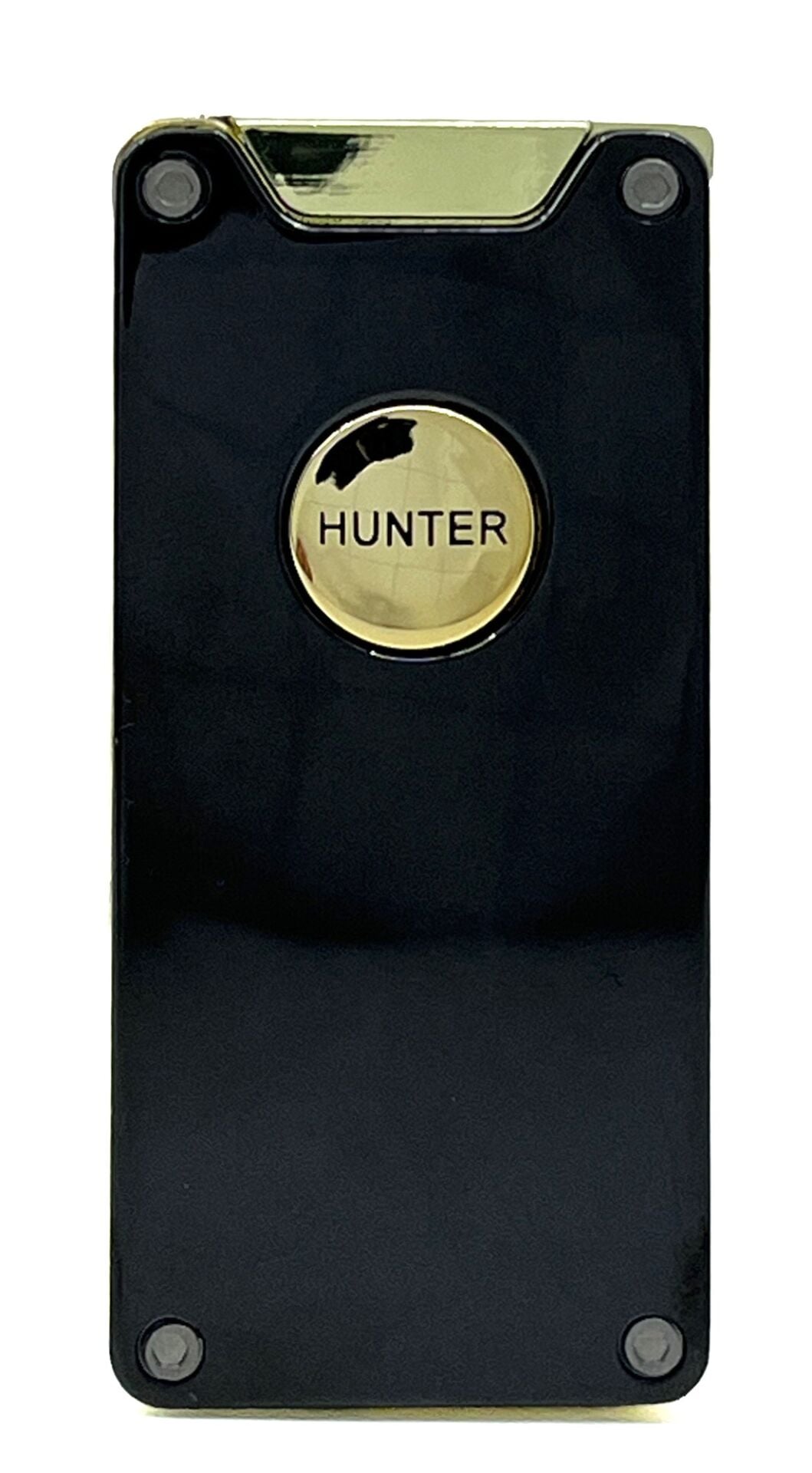 Hunter Lüks Şarj Edilebilir USB Çakmak – LED Şarj Göstergeli, Metal Gövde, Özel Kutusunda Hediyelik Çakmak (Siyah)