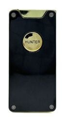 Hunter Lüks Şarj Edilebilir USB Çakmak – LED Şarj Göstergeli, Metal Gövde, Özel Kutusunda Hediyelik Çakmak (Siyah)