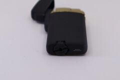 Silvio Monetti Siyah Tek Torch Pürmüz Puro Çakmağı Kapaklı