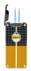 Hunter Lüks Şarj Edilebilir USB Çakmak – LED Şarj Göstergeli, Metal Gövde, Özel Kutusunda Hediyelik Çakmak (Özel Desen)