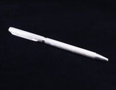 925 Ayar Gümüş Tükenmez Kalem Balıksırtı Dizayn