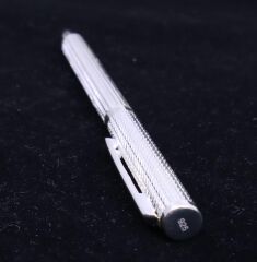 925 Ayar Gümüş Tükenmez Kalem Balıksırtı Dizayn