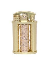 Zorro Ejder Dizayn Döner Mekanizmalı Benzinli Çakmak - Gold