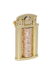 Zorro Ejder Dizayn Döner Mekanizmalı Benzinli Çakmak - Gold