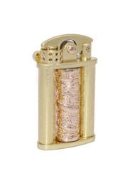 Zorro Ejder Dizayn Döner Mekanizmalı Benzinli Çakmak - Gold