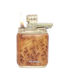 Honest Benzinli Çakmak Soft Flame - Rustic Gold