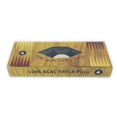 Lüks Şimşir Tavla Pulu