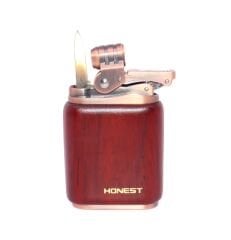 Honest Benzinli Çakmak Soft Flame - Rustic Bronz
