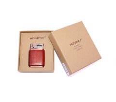 Honest Benzinli Çakmak Soft Flame - Rustic Bronz