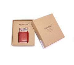 Honest Benzinli Çakmak Soft Flame - Rustic Bronz