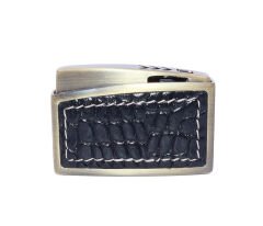 Honest Mum Alev Çakmak Siyah Deri - Bronz