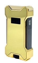Hunter Elektronik Ateşlemeli Çakmak & Led Göstergeli USB Çakmak Gold