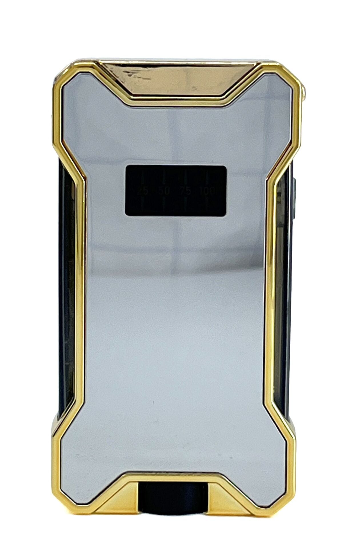 Hunter Elektronik Ateşlemeli Çakmak & Led Göstergeli USB Çakmak Gri-Gold