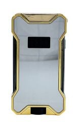 Hunter Elektronik Ateşlemeli Çakmak & Led Göstergeli USB Çakmak Gri-Gold