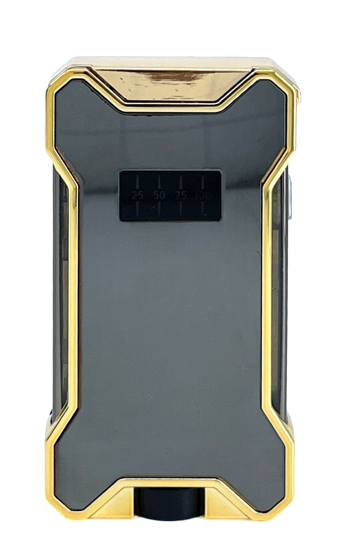 Hunter Elektronik Ateşlemeli Çakmak & Led Göstergeli USB Çakmak Füme-Gold