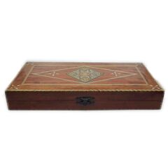 Masif Ahşap Sedefli Tavla