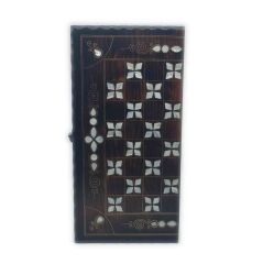 Sedef Kakma Ahşap Tavla Takımı