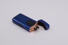 Silvio Monetti USB Şarjlı Elektrikli Çakmak Mavi