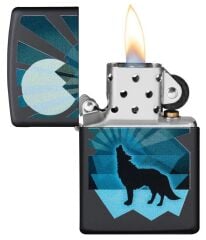 Zippo Wold And Moon Design Çakmak