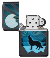 Zippo Wold And Moon Design Çakmak