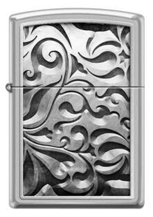 Zippo Floral Metal Design Çakmak
