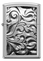 Zippo Floral Metal Design Çakmak