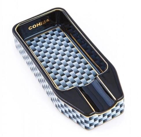 Tekli Geniş Puro Küllüğü Siyah-Gri