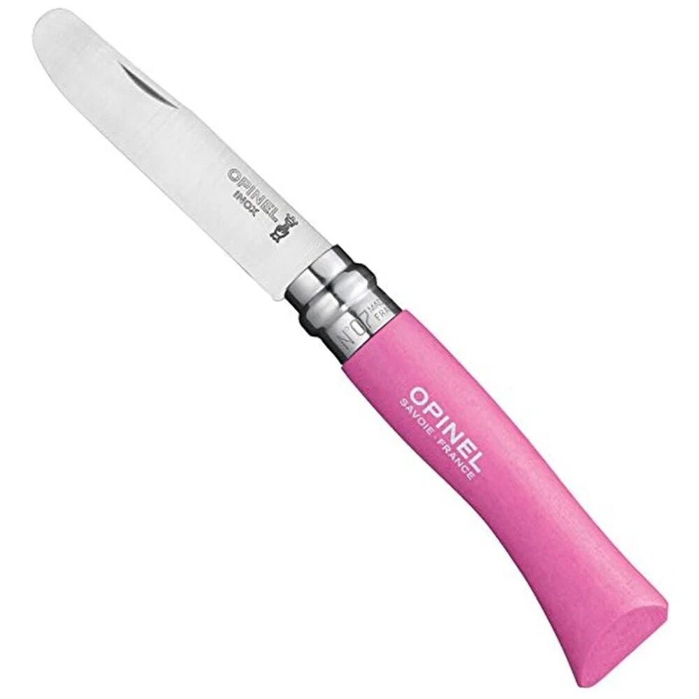 My First Opinel Pink - Pembe Inox No 7 Paslanmaz Çelik Çocuk Çakısı