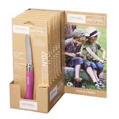 My First Opinel Pink - Pembe Inox No 7 Paslanmaz Çelik Çocuk Çakısı