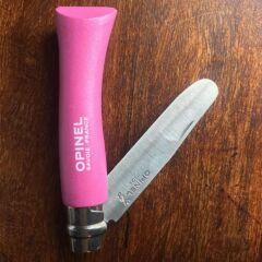 My First Opinel Pink - Pembe Inox No 7 Paslanmaz Çelik Çocuk Çakısı