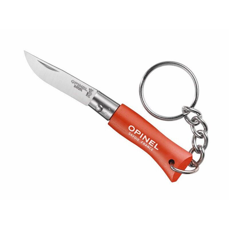 Opinel No 2 Anahtarlıklı Paslanmaz Çelik Çakı - Turuncu