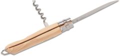 Opinel OP-002578 N 10 Corkscrew Knife Folding 3.92'' Satin Clip Tirbüşon - Çakı