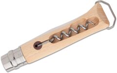 Opinel OP-002578 N 10 Corkscrew Knife Folding 3.92'' Satin Clip Tirbüşon - Çakı