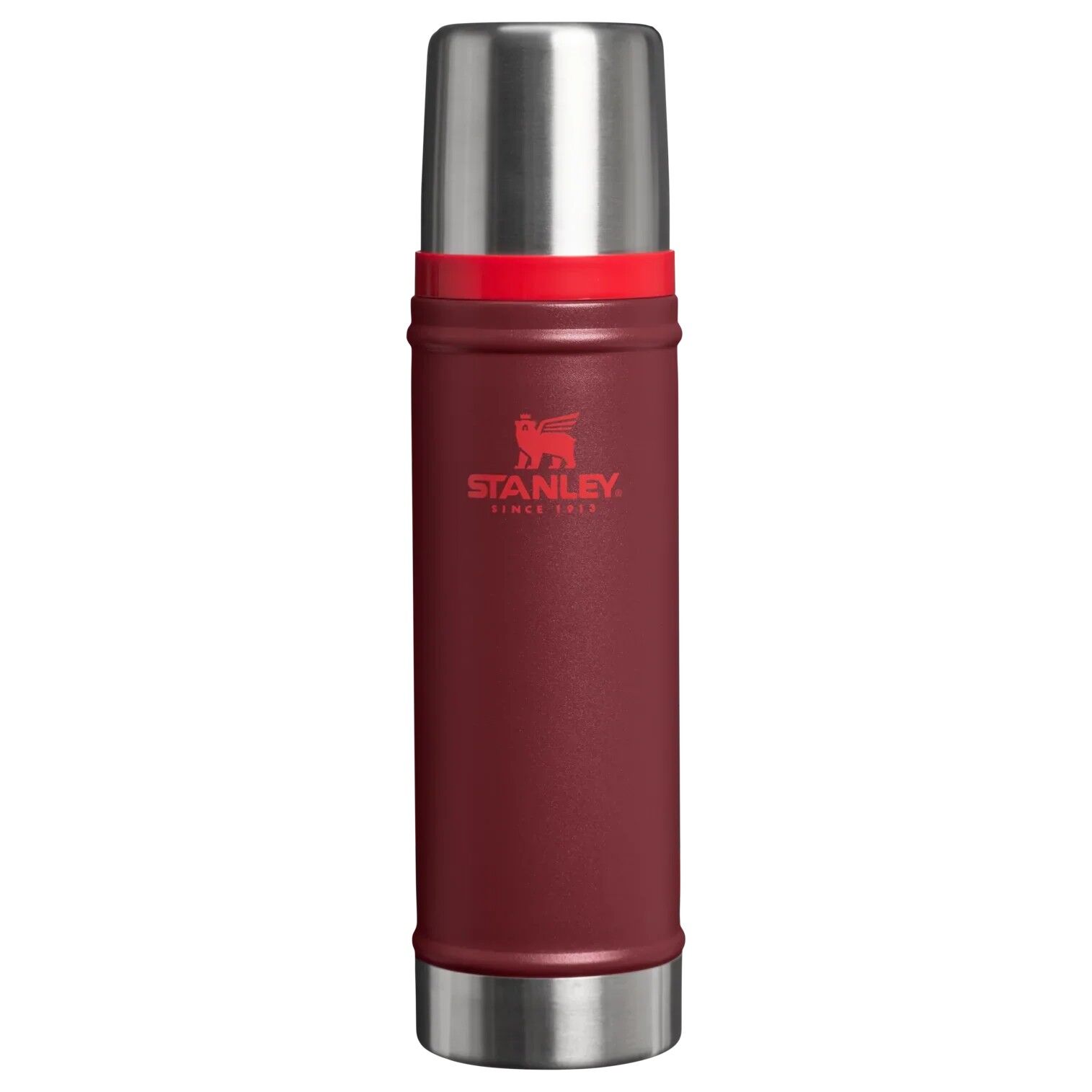 Stanley Klasik Vakumlu Paslanmaz Çelik Termos 0,60 Lt (20 OZ) - Cranberry