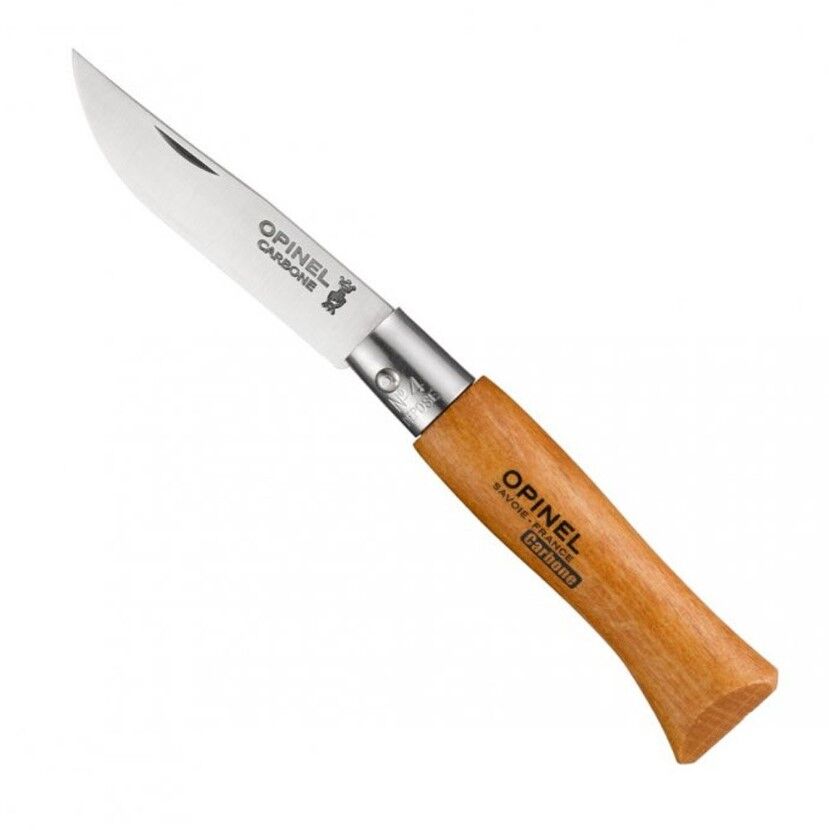 Opinel No 4 Kayın Ahşap Saplı Karbon Çelik Çakı