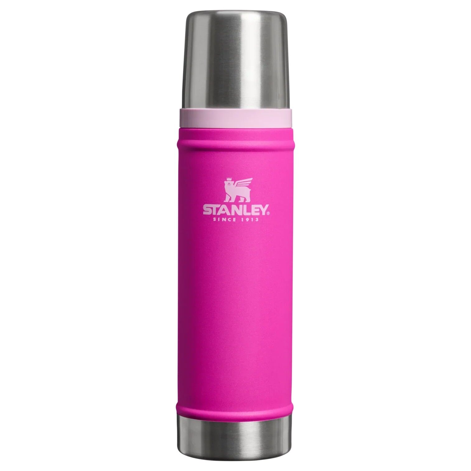 Stanley Klasik Vakumlu Paslanmaz Çelik Termos 0,60 Lt (20 OZ) - Violet Blossom