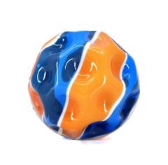Moon Ball Yüksek Zıplayan Ay Topu - Zıp Zıp Oyuncak Top (Mavi - Sarı)