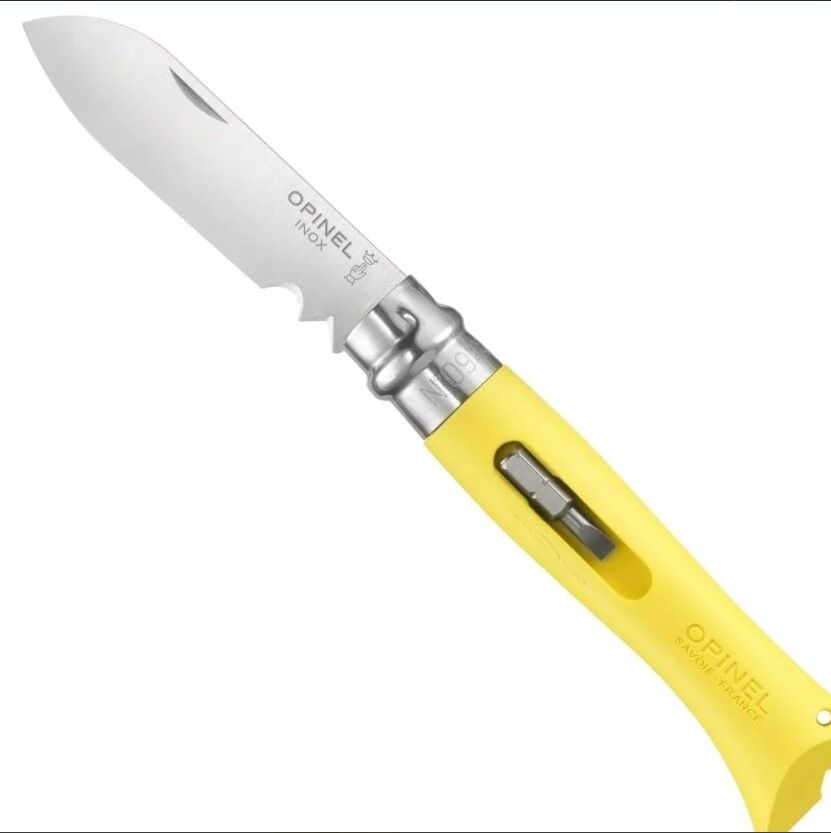 Opinel No 09 Çok Amaçlı Paslanmaz Çelik Çakı - Sarı
