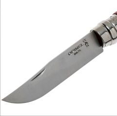 Opinel Inox Trekking No 8 Gürgen Saplı Paslanmaz Çelik Çakı - Bordo