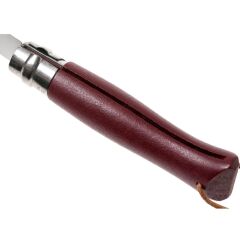 Opinel Inox Trekking No 8 Gürgen Saplı Paslanmaz Çelik Çakı - Bordo