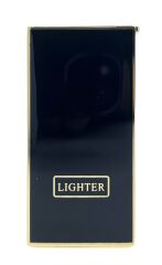 Lighter Klasik Metal Gazlı Çakmak – Altın & Siyah Tasarım Taşlı Çakmak, Yedek Çakmak Taşı ve Özel Hediyelik Kutulu