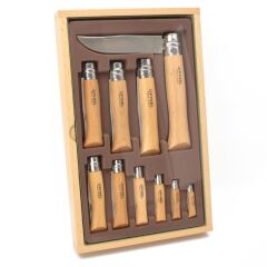 Opinel 10'Lu Inox Paslanmaz Çelik Bıçak Seti