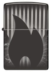 Zippo Ebony Flame Dizayn Çakmak