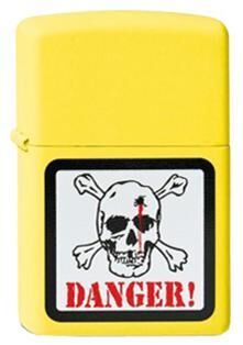 Zippo Yellow Danger Çakmak